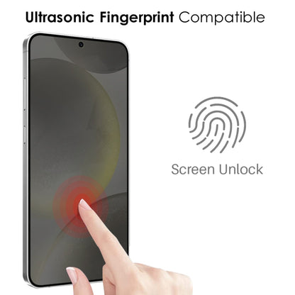For Samsung Galaxy S24+ 5G NORTHJO A++ Privacy Screen Protector High Aluminium-Silicon Glass Film, Support Fingerprint Unlock