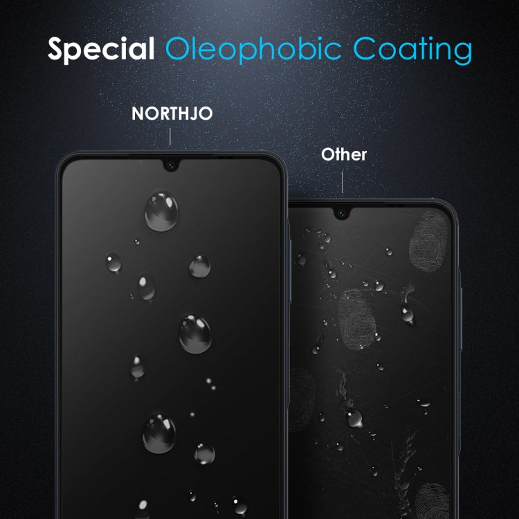 For Samsung Galaxy A06 4G NORTHJO A++ Privacy Screen Protector High Aluminium-Silicon Glass Film