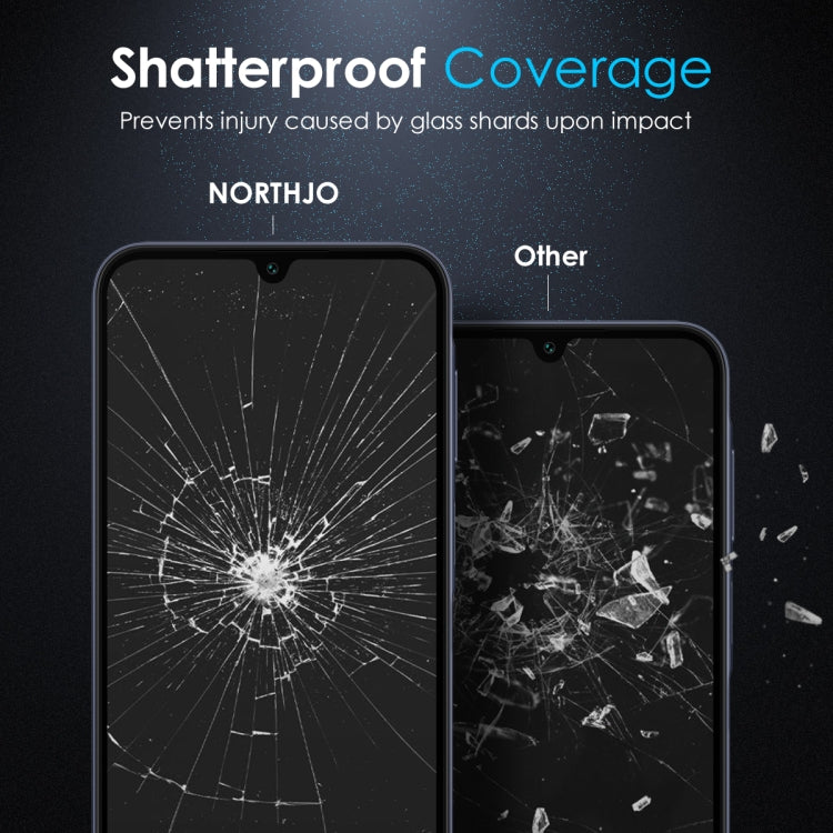 For Samsung Galaxy A16 4G / 5G NORTHJO A++ Privacy Screen Protector High Aluminium-Silicon Glass Film