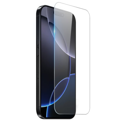 For iPhone 16 Pro NORTHJO 4 in 1 TPU Phone Case with Screen Film and Lens Film and Camera Control Button Cover(Clear)