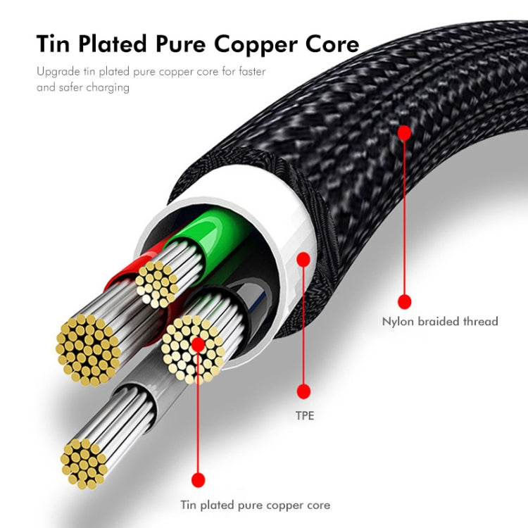 ENKAY ENK-CB172 USB 2.0 to 3 USB 2.0 OTG Splitter Y Cable Extension Cord, Length:1.2m