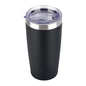 JUNSUNMAY 600ml 304 Stainless Steel Vacuum Insulated Coffee Travel Mug Double Wall Thermal Cup(Black)
