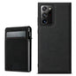 For Samsung Galaxy Note20 5G Suteni H19 Litchi Texture 2-in-1 MagSafe Removable Card Case Back Phone Case(Black)