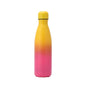 JUNSUNMAY 500ml Gradient Colored Coating 304 Stainless Steel Water Vacuum Bottle(Yellow Pink)