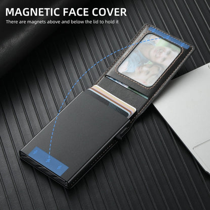 For Google Pixel 9 Suteni H19 Oil Wax 2-in-1 MagSafe Removable Card Box Back Phone Case(Black)