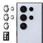 For Samsung Galaxy S25 Ultra 5G ENKAY AR Anti-reflection Individual Diamond Ring Camera Lens Glass Full Film(Black)