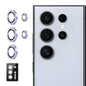 Pour Samsung Galaxy S25 Ultra 5G ENKAY AR Anti-reflet Verre d'objectif de caméra en anneau diamant individuel Film complet (violet clair)