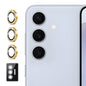 For Samsung Galaxy S25+ 5G ENKAY AR Anti-reflection Individual Diamond Ring Camera Lens Glass Full Film(Gold)