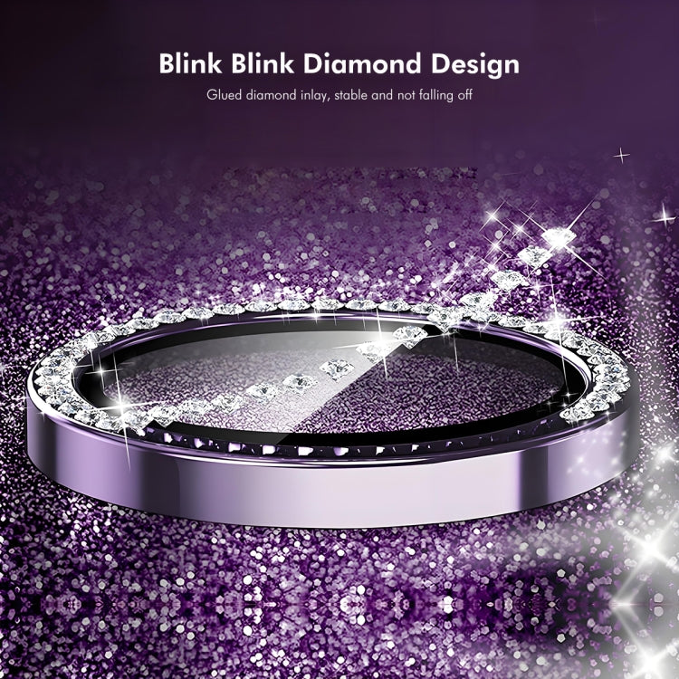 For Samsung Galaxy S25 Ultra 5G ENKAY AR Anti-reflection Individual Diamond Ring Camera Lens Glass Full Film(Colorful)