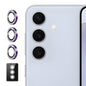For Samsung Galaxy S24 / S23 / S23+ 5G ENKAY AR Anti-reflection Individual Diamond Ring Camera Lens Glass Full Film(Deep Purple)