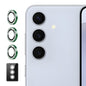 For Samsung Galaxy A14 / A24 / A34 ENKAY AR Anti-reflection Individual Diamond Ring Camera Lens Glass Full Film(Deep Green)