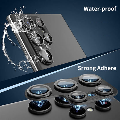 For Samsung Galaxy S25 5G ENKAY Hat-Prince 9H Rear Camera Lens Aluminium Alloy Tempered Glass Film(Purple)