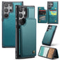 For Samsung Galaxy S25 Ultra 5G CaseMe C22 Card Slots Holder RFID Anti-theft Phone Case(Green)
