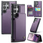 Pour Samsung Galaxy S25 Ultra 5G Étui de téléphone CaseMe C22 avec porte-cartes et protection RFID anti-vol (violet)