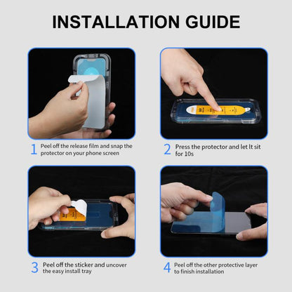 For Redmi K80 / K80 Pro ENKAY Easy Install 0.18mm High Alumina Silicon Full Glass Film, Support Ultrasonic Unlock