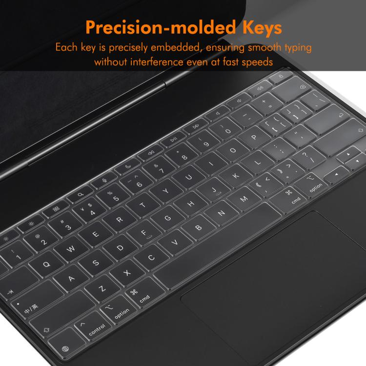 For iPad Pro 13 M4 2024 ENKAY US Version Magic Keyboard Cover Soft TPU Protective Film