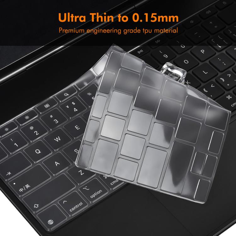 For iPad Pro 13 M4 2024 ENKAY US Version Magic Keyboard Cover Soft TPU Protective Film
