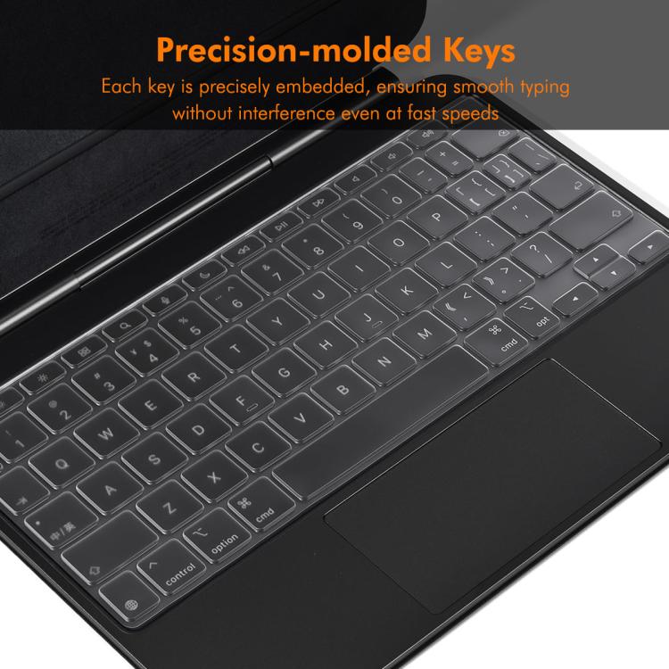 For iPad Pro 11 M4 2024 ENKAY US Version Magic Keyboard Cover Soft TPU Protective Film