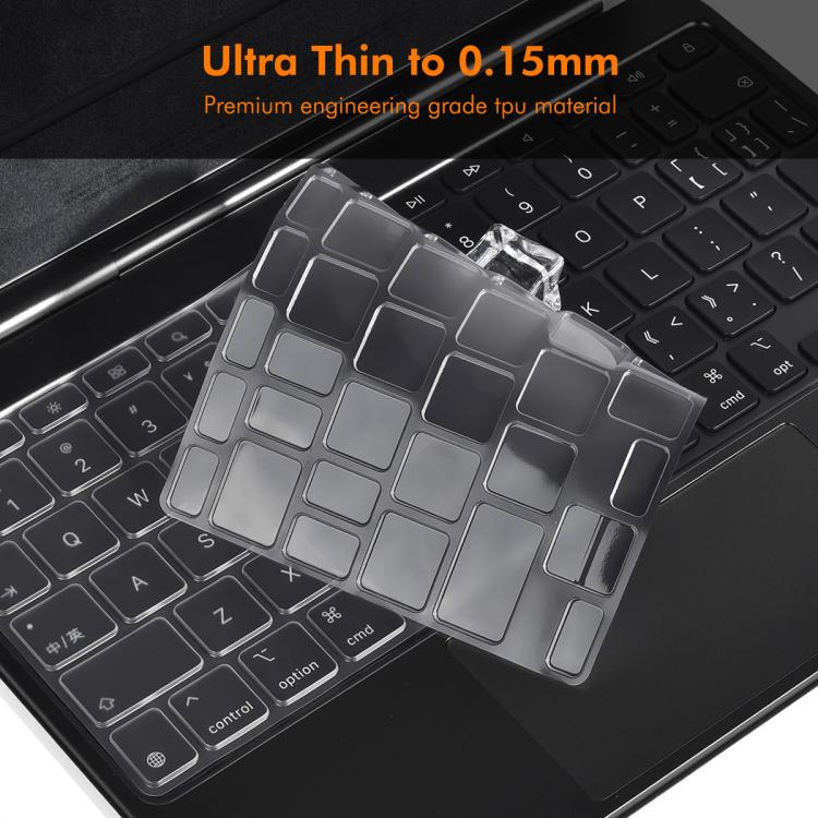 For iPad Pro 11 M4 2024 ENKAY US Version Magic Keyboard Cover Soft TPU Protective Film