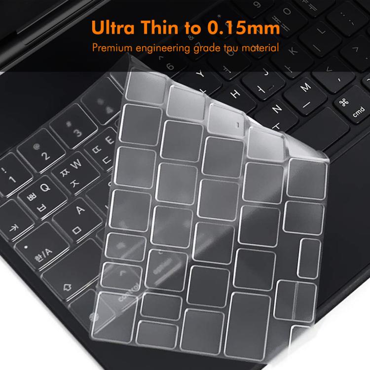 For iPad Air 11 (2024) / iPad Pro 11 (2022/2021/2020) ENKAY US Version Magic Keyboard Cover Soft TPU Protective Film