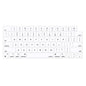 For MacBook Air 13.6 / 15.3 ＆ Pro 14.2 / 16.2 ENKAY US Version Keyboard Cover Soft Silicone Protective Film(White)