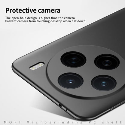 Pour vivo X200 Coque de téléphone rigide ultrafine MOFI Frosted PC (Noir)