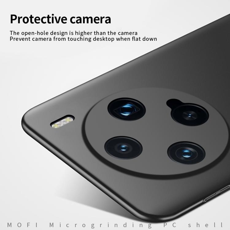 Pour vivo X200 Pro mini MOFI Frosted PC Coque de téléphone rigide ultra-mince (Rouge)