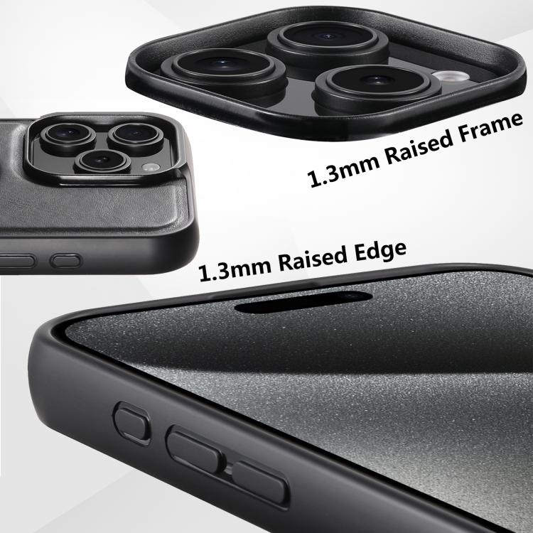 For iPhone 16 Plus Suteni G3 Oil Wax 360 Rotation Holder MagSafe Back Phone Case(Black)