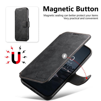 For iPhone 16 Plus Suteni Q05 2-in-1 Multi-function Detachable Wallet MagSafe Phone Case(Black)
