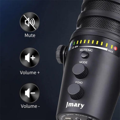 JMARY MC-PW12 360 Degree Rotating USB Desktop Microphone
