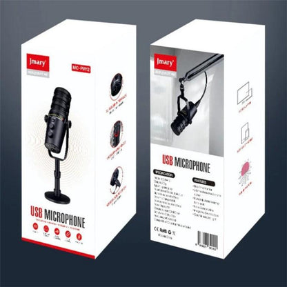 JMARY MC-PW12 360 Degree Rotating USB Desktop Microphone