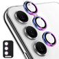 For Samsung Galaxy S25 FE 5G ENKAY Hat-Prince 9H Rear Camera Lens Aluminium Alloy Tempered Glass Film(Colorful)
