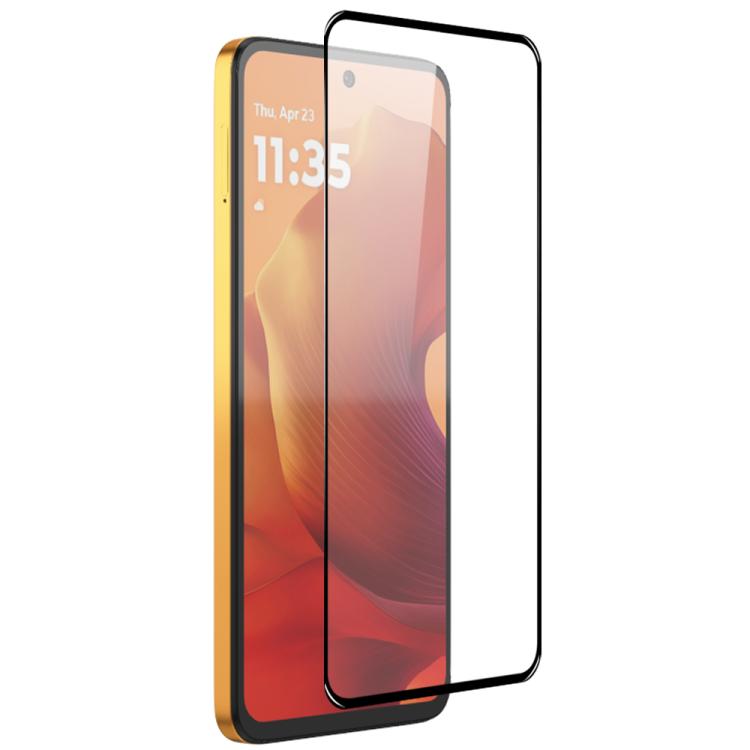 For Motorola Moto G15 NORTHJO A++ 0.3mm Full Glue Silk Printing Tempered Glass Film