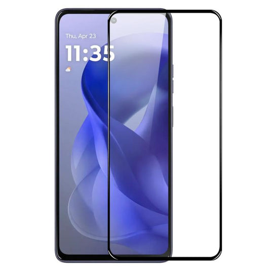 Pour Motorola Moto G Power 2025 5G NORTHJO A++ 0.3mm Film de Verre Trempé à Colle Pleine et Sérigraphie en Soie