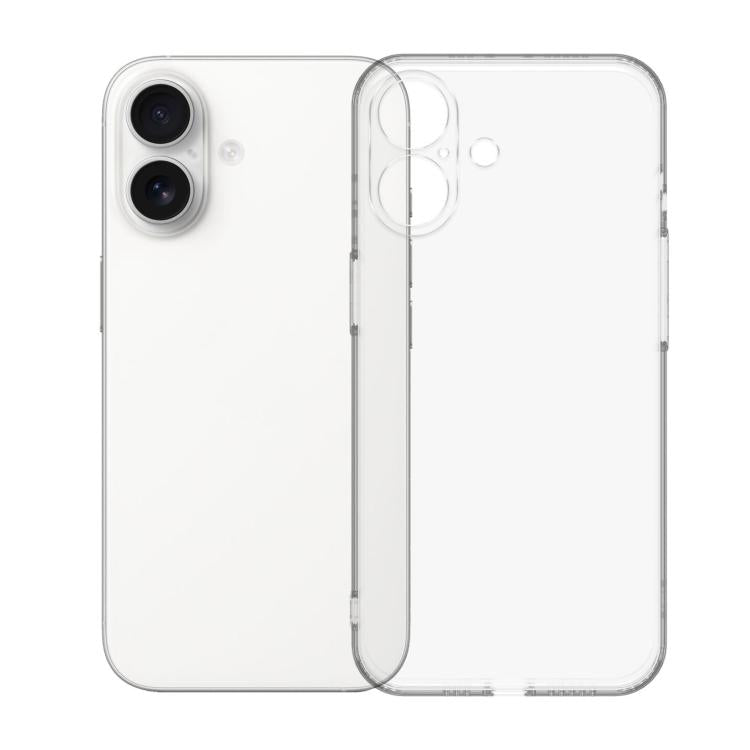 For iPhone 16 Kalebol 1.5mm Thickened Rounded Corner Transparency TPU Phone Case