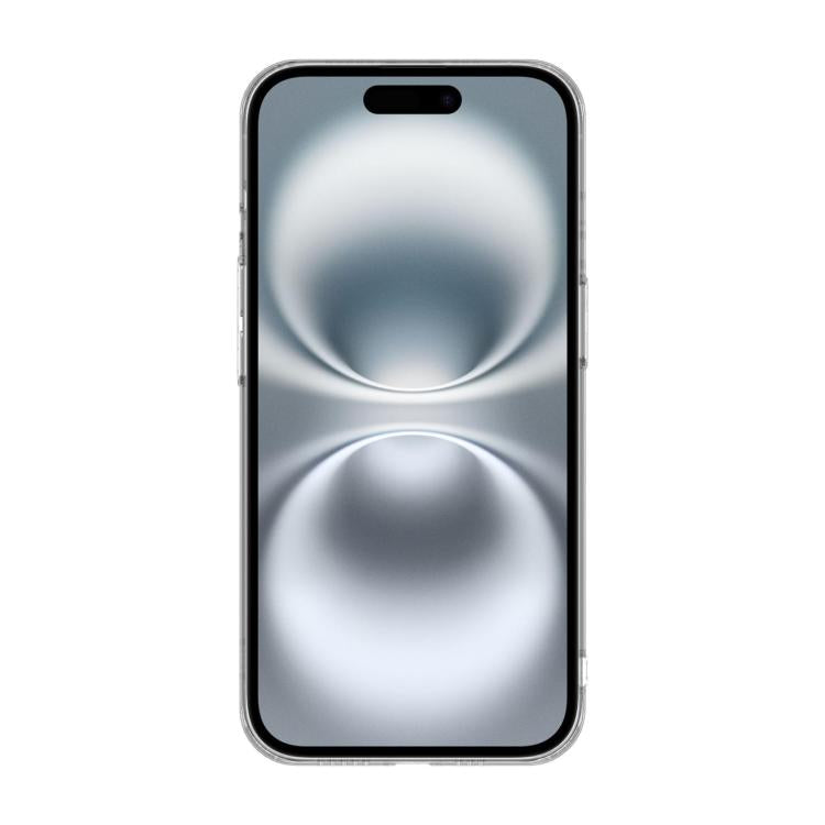 For iPhone 16 Kalebol 1.5mm Thickened Rounded Corner Transparency TPU Phone Case