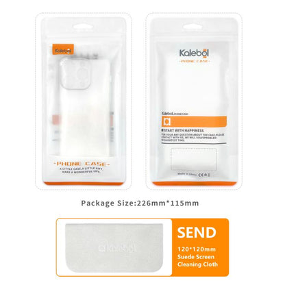 For iPhone 15 Pro Kalebol 1.5mm Thickened Rounded Corner Transparency TPU Phone Case