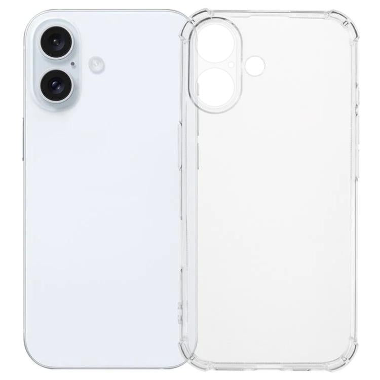 For iPhone 16 Kalebol 1.5mm Four-Corner Airbags Shockproof Transparency TPU Phone Case