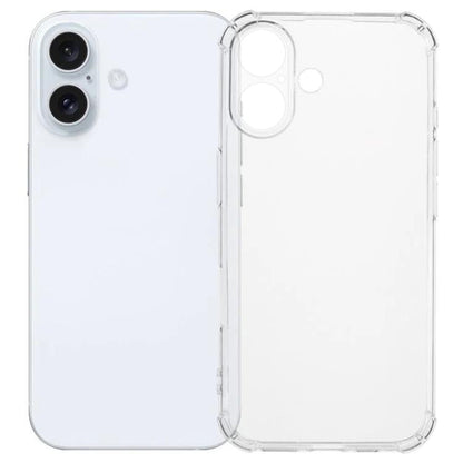 For iPhone 16 Kalebol 1.5mm Four-Corner Airbags Shockproof Transparency TPU Phone Case