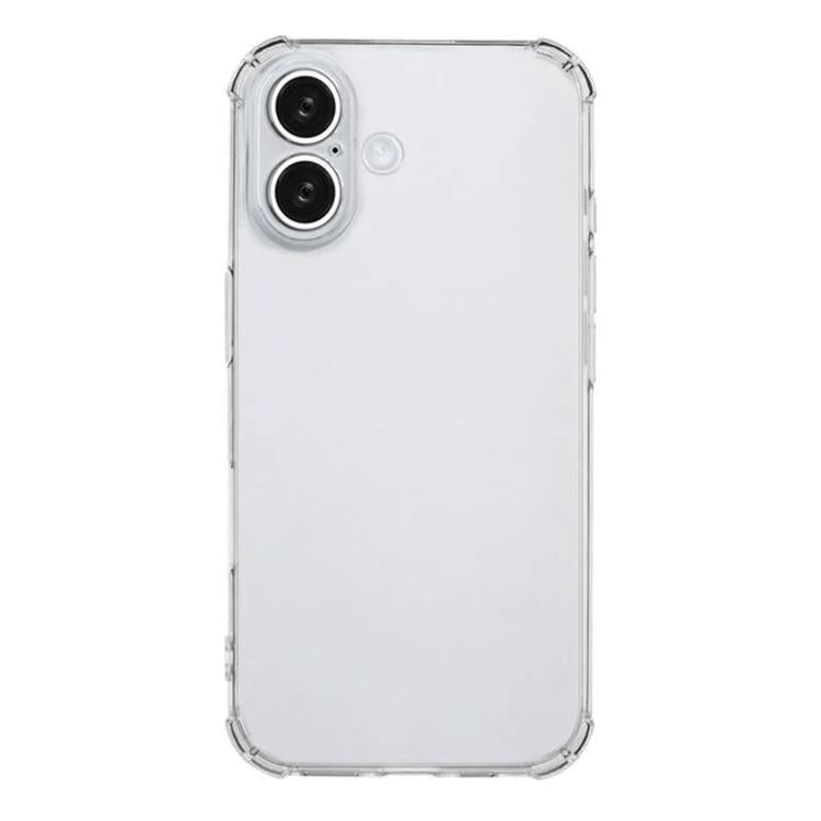 For iPhone 16 Kalebol 1.5mm Four-Corner Airbags Shockproof Transparency TPU Phone Case