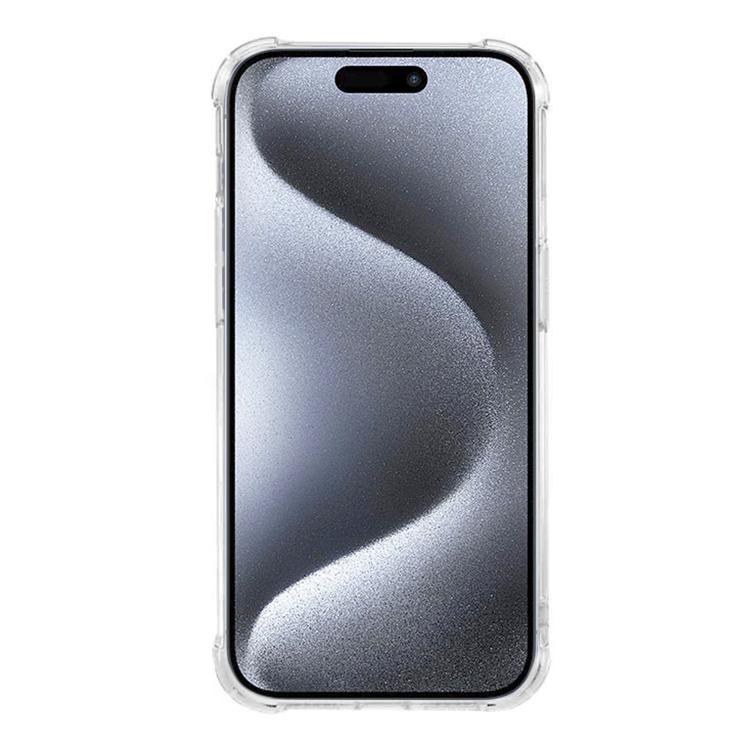 For iPhone 16 Kalebol 1.5mm Four-Corner Airbags Shockproof Transparency TPU Phone Case