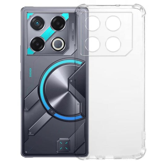Pour Infinix GT 20 Pro 5G Kalebol Coque de téléphone en TPU transparent antichoc avec airbags aux quatre coins de 1,5 mm