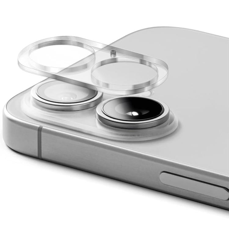 For iPhone 16 Kalebol Transparent One Piece Lens Protection Film