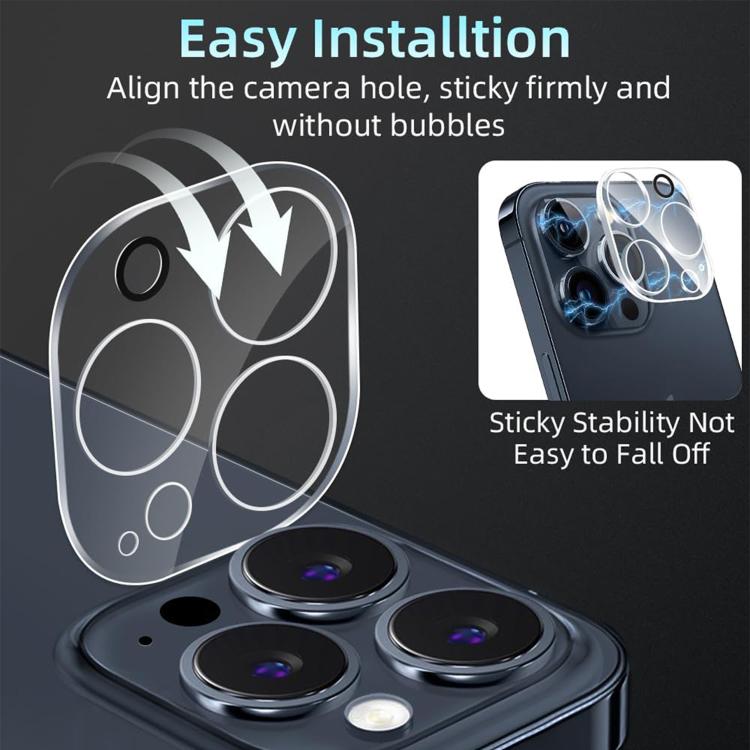 For iPhone 14 Pro Max Kalebol Transparent One Piece Lens Protection Film