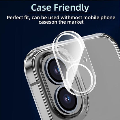 For iPhone 16 Plus Kalebol Transparent One Piece Lens Protection Film