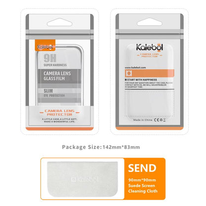 For iPhone 15 Kalebol Transparent One Piece Lens Protection Film