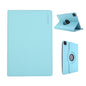 Pour iPad Air 13 2026 / 2025 / 2024 ENKAY Étui intelligent en cuir litchi avec rotation à 360 degrés (bleu clair)