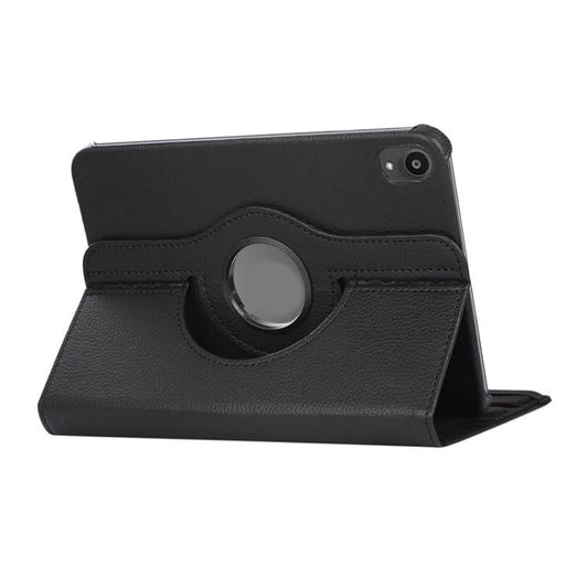Pour iPad mini 2024 / mini 6 ENKAY Étui intelligent en cuir litchi avec rotation à 360 degrés (noir)