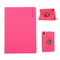 For iPad mini 2024 / mini 6 ENKAY 360 Degree Rotation Litchi Leather Smart Tablet Case(Rose Red)