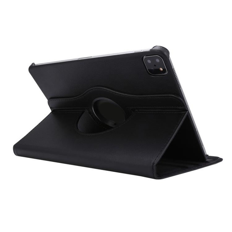 For iPad Pro 13 2025 / 2024 ENKAY 360 Degree Rotation Litchi Leather Smart Tablet Case(Black)